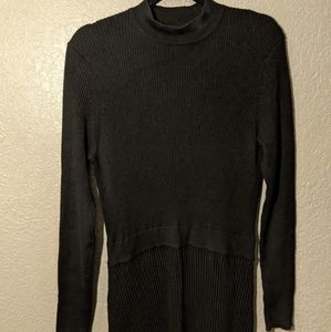 Limited Black Ribbed Dress